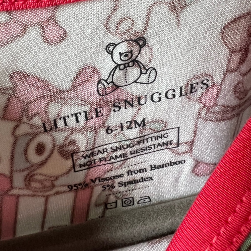 Charlie’s Project Little Snuggles Bamboo Twirl Bodysuit - Bluey Christmas - NWT - Picture 4 of 6